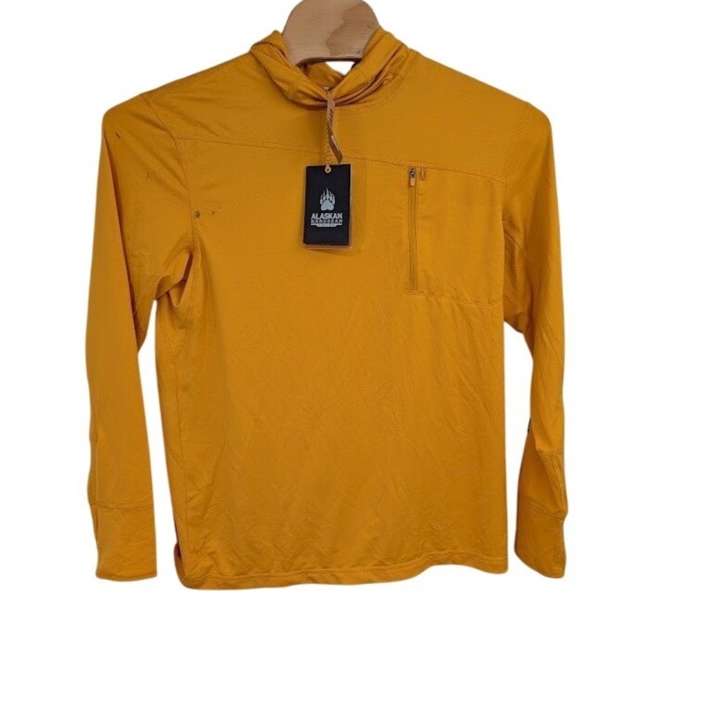 Alaskan Hardgear NWT Men's U.P. Stream Long sleeve performance shirt yellow sz M